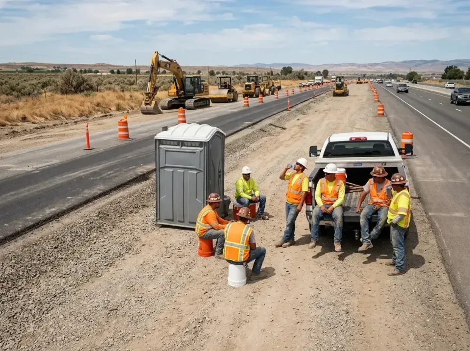highway-road-construction-crew-007 — frequently asked questions, Porta Potty and Restroom Rentals in Reinholds, PA